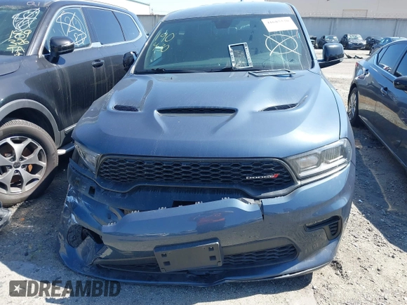 2021 Dodge Durango GT Plus with VIN 1C4RDJDG0MC766338, listed as a IAAI auction lot 41685520 with 37,683 mi miles. Bid and sale history available at carsss.com. Image 12.