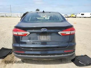 2020 Ford Fusion SE with VIN 3FA6P0LU2LR127623, listed as a Copart auction lot 55437075 with 92,450 mi miles and Salvage title. Bid and sale history available at DreamBid. Image 6.