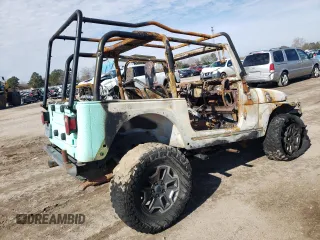 1997 Jeep Wrangler Sahara with VIN 1J4FY49S2VP526847, listed as a Copart auction lot 41883055 with 0 mi miles and Salvage Title. Bid and sale history available at carsss.com. Image 3.