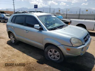 2008 Hyundai Tucson SE with VIN KM8JN72DX8U880462, listed as a Copart auction lot 65831134 with 92,077 mi miles and Salvage Title. Bid and sale history available at carsss.com. Image 4.