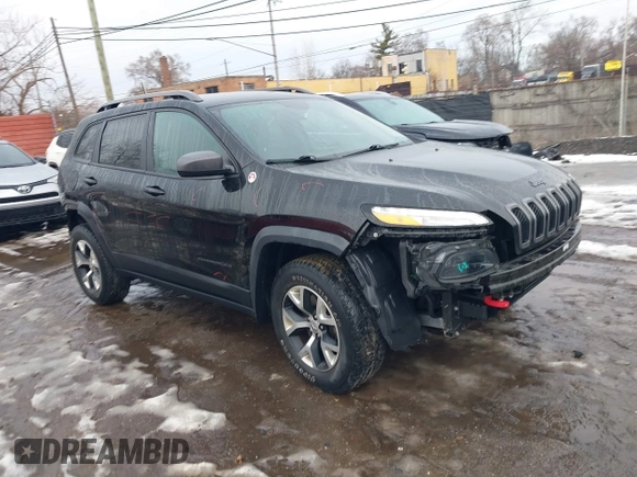 2017 Jeep Cherokee Trailhawk L Plus with VIN 1C4PJMBB9HW551506, listed as a IAAI auction lot 41650841 with 51,273 mi miles. Bid and sale history available at carsss.com. Image 1.