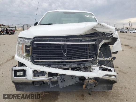 2018 Ford F-150 XL with VIN 1FTEW1E54JFA51448, listed as a Copart auction lot 49823785 with 95,996 mi miles and Salvage Title. Bid and sale history available at carsss.com. Image 5.