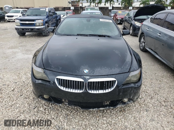 2007 BMW 6 Series 650i z VIN WBAEK135X7CN83213, wystawiony jako Copart lot #74944794 z przebiegiem Nie podano mil oraz Czysty tytuł • Clean title. Historia ofert i sprzedaży dostępna na DreamBid. Obrazek 5.