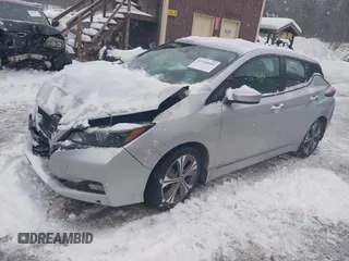 2021 Nissan LEAF SV with VIN 1N4AZ1CVXMC557032, listed as a IAAI auction lot 41544646 with 23,918 mi miles and . Bid and sale history available at DreamBid. Image 17.