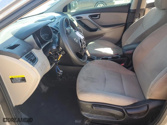 2015 Hyundai Elantra SE with VIN 5NPDH4AE1FH634490, listed as a Copart auction lot 49332185 with 0 mi miles and Clean Title. Bid and sale history available at carsss.com. Image 7.