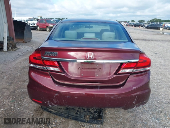 2015 Honda Civic Sedan LX with VIN 19XFB2F52FE059814, listed as a IAAI auction lot 40413705 with 91,506 mi miles. Bid and sale history available at carsss.com. Image 16.