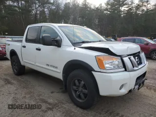 2013 Nissan Titan SV with VIN 1N6AA0EC4DN312512, listed as a Copart auction lot 83015714 with 183,015 mi miles and Salvage title. Bid and sale history available at DreamBid. Image 4.