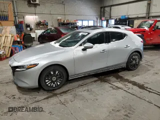 2020 Mazda Mazda3 Hatchback Preferred Package with VIN JM1BPBMM0L1149357, listed as a Copart auction lot 45703245 with 54,814 mi miles and Salvage Title. Bid and sale history available at carsss.com. Image 1.
