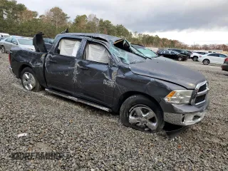 2023 Ram 1500 Classic Tradesman with VIN 3C6RR6KGXPG532945, listed as a Copart auction lot 82242704 with 0 mi miles and Salvage Title. Bid and sale history available at carsss.com. Image 4.