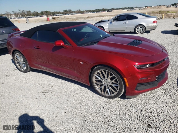 2021 Chevrolet Camaro 2SS with VIN 1G1FH3D73M0116089, listed as a Copart auction lot 80593954 with 9,118 mi miles and Salvage Title. Bid and sale history available at carsss.com. Image 4.