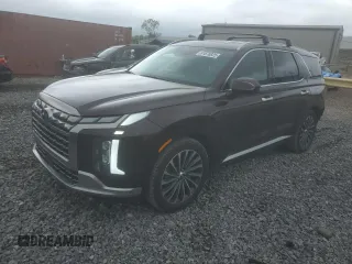 2024 Hyundai Palisade Calligraphy z VIN KM8R74GE5RU678773, wystawiony jako Copart lot #51876825 z przebiegiem 8 336 mil mil oraz Czysty tytuł • Clean title. Historia ofert i sprzedaży dostępna na DreamBid. Obrazek 1.