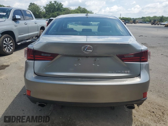 2015 Lexus IS 250 with VIN JTHCF1D29F5023008, listed as a Copart auction lot 64794985 with 112,219 mi miles and Salvage title. Bid and sale history available at DreamBid. Image 6.