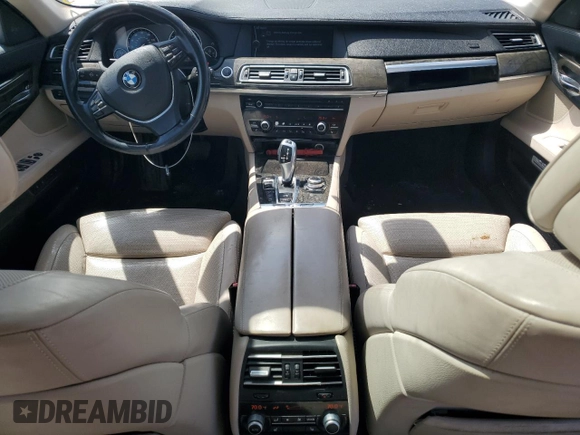 2012 BMW 7 Series 750Li xDrive with VIN WBAKC8C59CC437338, listed as a Copart auction lot 52570505 with 152,146 mi miles and Clean title. Bid and sale history available at DreamBid. Image 8.