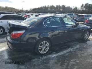 2010 BMW 5 Series 528i xDrive with VIN WBANV1C53AC445141, listed as a Copart auction lot 45191155 with 132,443 mi miles and Salvage Title. Bid and sale history available at carsss.com. Image 3.