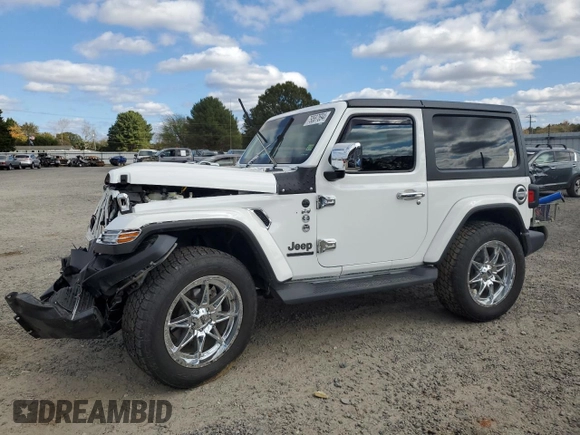 2021 Jeep Wrangler Sport S with VIN 1C4GJXAN4MW586431, listed as a Copart auction lot 79587694 with 30,013 mi miles and Salvage Title. Bid and sale history available at DreamBid. Image 1.