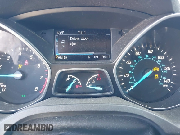 2014 Ford Escape Titanium with VIN 1FMCU9J93EUC72752, listed as a IAAI auction lot 41827668 with 91,194 mi miles and . Bid and sale history available at DreamBid. Image 7.