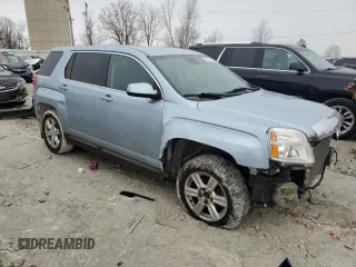 2014 GMC Terrain SLE with VIN 2GKFLVEKXE6191969, listed as a Copart auction lot 46912645 with 94,397 mi miles and Clean Title. Bid and sale history available at carsss.com. Image 4.