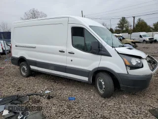 2019 Ford Transit with VIN 1FTYR2CM8KKA00614, listed as a Copart auction lot 45124425 with Not Provided miles and Salvage Title. Bid and sale history available at carsss.com. Image 4.