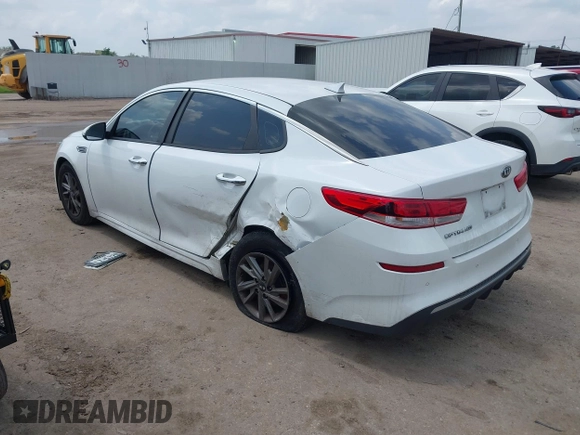 2019 Kia Optima LX with VIN 5XXGT4L32KG337466, listed as a IAAI auction lot 42113128 with 109,409 mi miles and . Bid and sale history available at DreamBid. Image 3.