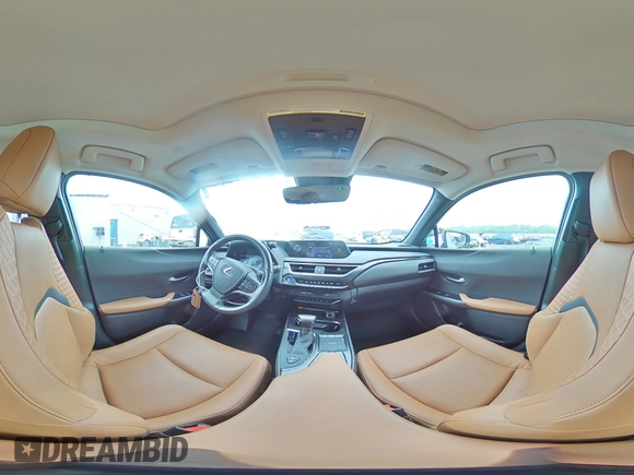 2021 Lexus UX 250h with VIN JTHP9JBH4M2052480, listed as a Copart auction lot 59948845 with 22,033 mi miles and Salvage title. Bid and sale history available at DreamBid. Image 15.