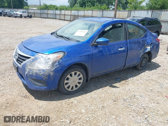 2017 Nissan Versa SV with VIN 3N1CN7AP7HL831743, listed as a IAAI auction lot 42555118 with 174,704 mi miles and . Bid and sale history available at DreamBid. Image 18.
