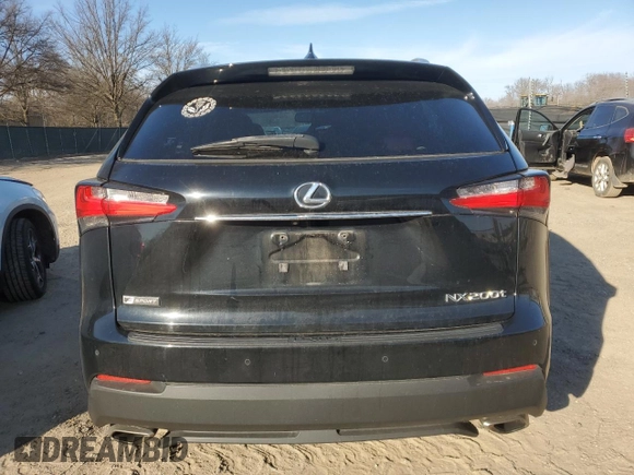 2015 Lexus NX 200t with VIN JTJYARBZ1F2013611, listed as a Copart auction lot 47267235 with 112,437 mi miles and Salvage Title. Bid and sale history available at carsss.com. Image 6.