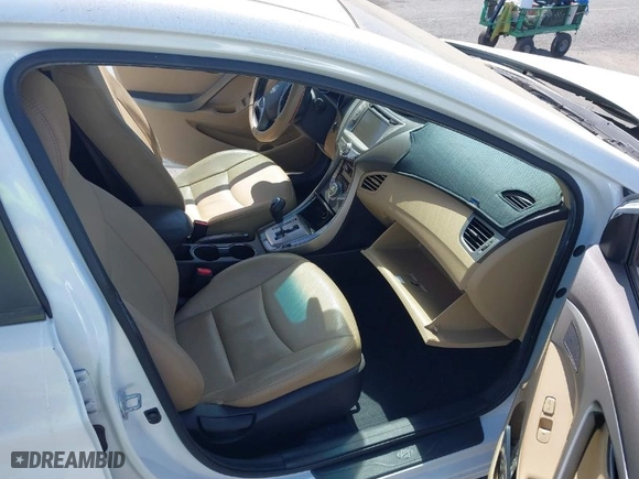 2013 Hyundai Elantra GLS PZEV with VIN 5NPDH4AE4DH294023, listed as a IAAI auction lot 41570524 with 1 mi miles. Bid and sale history available at carsss.com. Image 5.