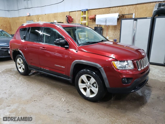 2012 Jeep Compass Latitude with VIN 1C4NJDEB7CD655998, listed as a Copart auction lot 53106935 with 167,120 mi miles and Clean Title. Bid and sale history available at carsss.com. Image 4.