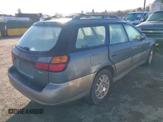 2002 Subaru Legacy Outback L.L. Bean with VIN 4S3BH806127640958, listed as a IAAI auction lot 41476996 with 199,008 mi miles and . Bid and sale history available at DreamBid. Image 4.