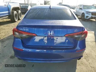 2022 Honda Civic Si with VIN 2HGFE1E51NH471195, listed as a Copart auction lot 77808714 with 24,759 mi miles and Clean Title. Bid and sale history available at DreamBid. Image 6.
