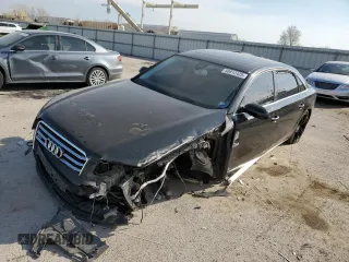 2013 Audi A8 L 3.0L with VIN WAURGAFD1DN000663, listed as a Copart auction lot 50812425 with 0 mi miles and Salvage Title. Bid and sale history available at carsss.com. Image 1.