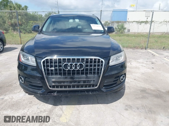 2015 Audi Q5 Premium with VIN WA1CFAFP0FA041103, listed as a IAAI auction lot 42154624 with 123,107 mi miles. Bid and sale history available at carsss.com. Image 6.