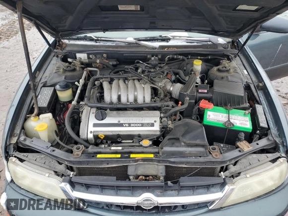1998 Nissan Maxima GXE with VIN JN1CA21D1WT607137, listed as a Copart auction lot 43629285 with 159,196 mi miles and Salvage title. Bid and sale history available at DreamBid. Image 11.