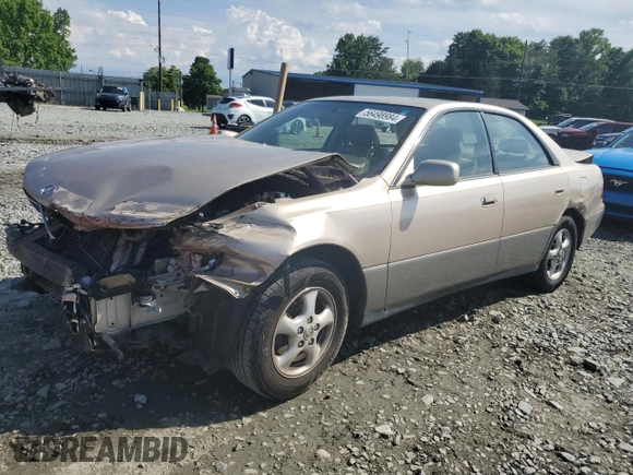 1997 Lexus ES 300 Luxury Sport Sdn with VIN JT8BF22G5V0078101, listed as a Copart auction lot 56498984 with 0 mi miles and Salvage Title. Bid and sale history available at carsss.com. Image 1.
