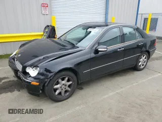 2004 Mercedes-Benz C 240 with VIN WDBRF81JX4F450669, listed as a Copart auction lot 85818444 with 210,570 mi miles and Salvage title. Bid and sale history available at DreamBid. Image 1.