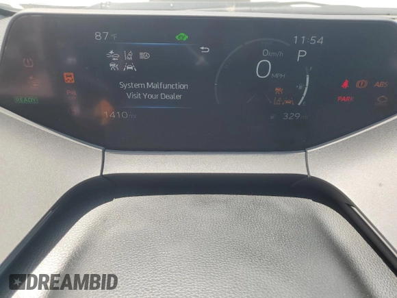 2024 Toyota Prius LE with VIN JTDACAAUXR3042240, listed as a Copart auction lot 55953875 with 1,410 mi miles and Salvage title. Bid and sale history available at DreamBid. Image 9.