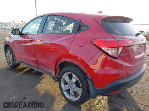 2016 Honda HR-V EX with VIN 3CZRU6H58GM733607, listed as a IAAI auction lot 41435835 with 107,931 mi miles. Bid and sale history available at carsss.com. Image 3.