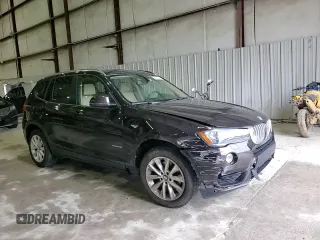2015 BMW X3 xDrive28i with VIN 5UXWX9C5XF0D59643, listed as a Copart auction lot 54553515 with 76,729 mi miles and Salvage Title. Bid and sale history available at DreamBid. Image 14.