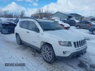 2017 Jeep Compass Sport with VIN 1C4NJCBA9HD185955, listed as a IAAI auction lot 41609372 with 175,867 mi miles and . Bid and sale history available at DreamBid. Image 1.