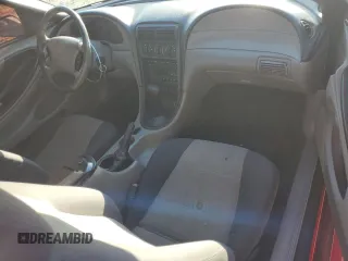 2004 Ford Mustang Standard with VIN 1FAFP40454F100233, listed as a Copart auction lot 50154615 with 213,732 mi miles and Salvage Title. Bid and sale history available at carsss.com. Image 8.