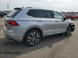 2019 Volkswagen Tiguan SEL Premium with VIN 3VV4B7AX6KM102565, listed as a Copart auction lot 54033695 with 45,886 mi miles and Salvage Title. Bid and sale history available at DreamBid. Image 3.