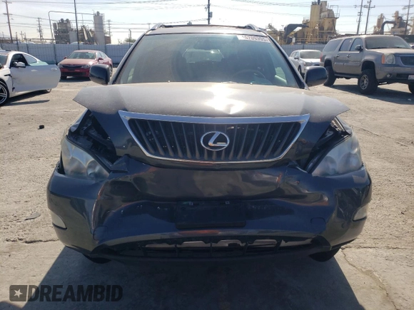 2009 Lexus RX 350 with VIN 2T2GK31U09C081687, listed as a Copart auction lot 45709395 with 197,138 mi miles and Salvage Title. Bid and sale history available at DreamBid. Image 5.
