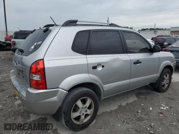 2007 Hyundai Tucson GLS with VIN KM8JM12B07U615613, listed as a Copart auction lot 73453164 with 245,162 mi miles and Salvage Title. Bid and sale history available at carsss.com. Image 3.