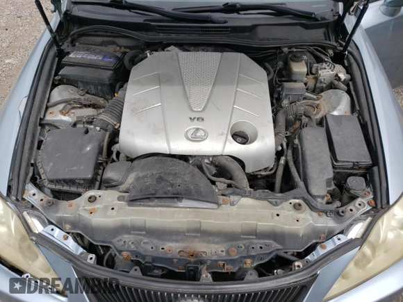 2008 Lexus IS 350 with VIN JTHBE262X82015702, listed as a Copart auction lot 58663435 with Not provided miles and Salvage title. Bid and sale history available at DreamBid. Image 11.