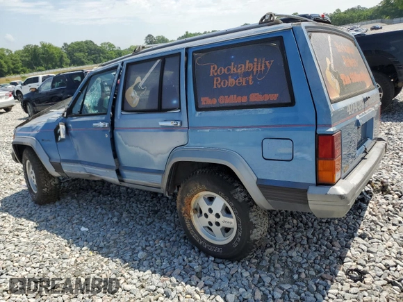 1991 Jeep Cherokee z VIN 1J4FJ58S0ML519252, wystawiony jako Copart lot #55458005 z przebiegiem 152 129 mil mil oraz Szkoda całkowita • Salvage title. Historia ofert i sprzedaży dostępna na DreamBid. Obrazek 2.