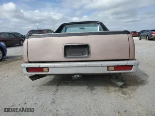1982 Chevrolet El Camino with VIN 1GCCW80HXCR198571, listed as a Copart auction lot 77004474 with 70,899 mi miles and Salvage Title. Bid and sale history available at carsss.com. Image 6.