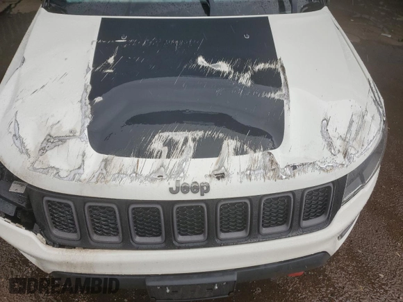 2019 Jeep Compass Trailhawk z VIN 3C4NJDDB3KT671061, wystawiony jako Copart lot #57349315 z przebiegiem Nie podano mil oraz Szkoda całkowita • Salvage title. Historia ofert i sprzedaży dostępna na DreamBid. Obrazek 12.