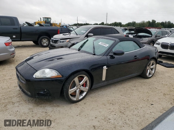 2008 Jaguar XK with VIN SAJWA44C489B21175, listed as a Copart auction lot 74345944 with Not Provided miles and Salvage Title. Bid and sale history available at carsss.com. Image 1.