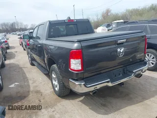 2019 Ram 1500 Big Horn/Lone Star with VIN 1C6SRFFT7KN876256, listed as a IAAI auction lot 41972852 with 41,781 mi miles. Bid and sale history available at carsss.com. Image 3.