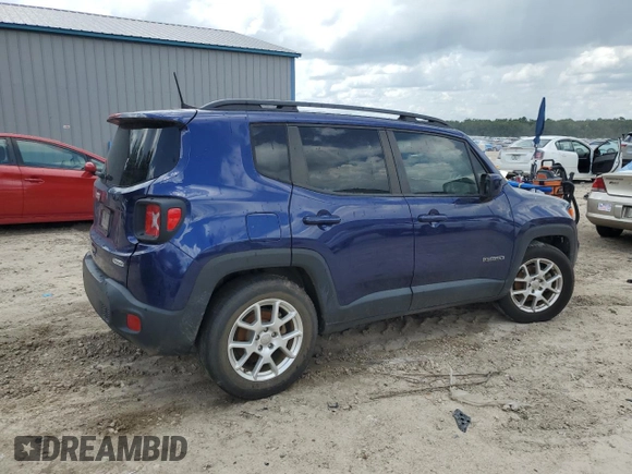 2019 Jeep Renegade Latitude with VIN ZACNJABB0KPK84392, listed as a Copart auction lot 61554635 with Not provided miles and Salvage title. Bid and sale history available at DreamBid. Image 3.